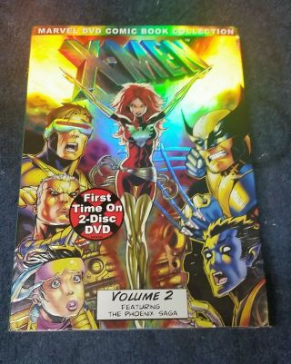 Rare X - Men Animated Series Volume 2 The Phoenix Saga Dvd 2009 2 - Disc Set 1990s
