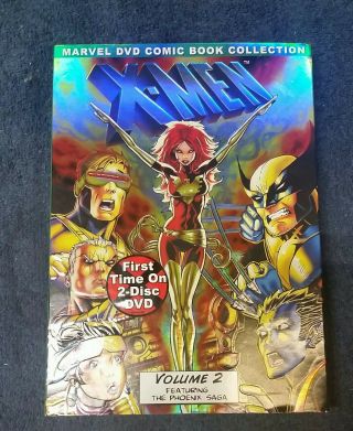 Rare X - Men Animated Series Volume 2 The Phoenix Saga DVD 2009 2 - Disc Set 1990s 5