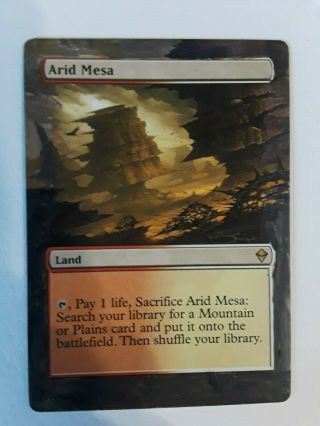 Arid Mesa - Mtg Full Art Alter - Magic The Gathering