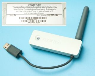 Rare Microsoft Xbox 360 Prototype Wireless Networking Wifi Adapter | S&h