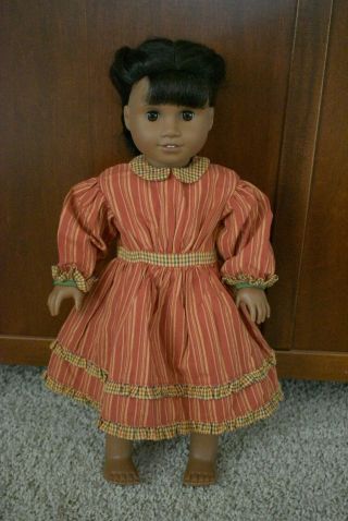 American Girl Doll Addy’s Striped Dress Pleasant Company Retired Rare Civil War