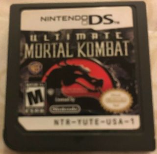 Ultimate Mortal Kombat - Nintendo DS - RARE Classic MK Fighting - 3DS 2DS DSi 2