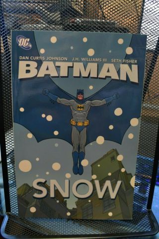 Batman Snow Dc Comics Tpb Rare 2007 1st Print Dan Johnson & J.  H.  Williams Iii