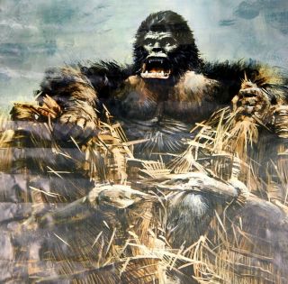 Vintage 1976 King Kong Movie Poster 3420 Dino De Laurentiis Dargis Rare 2