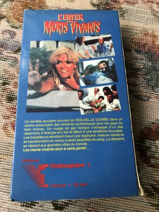 Hell Of The Living Dead VHS rare horror zombies French Canadian 2