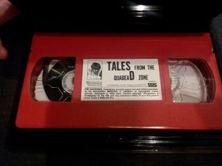 Tales from the Quadead Zone RARE Chester Turner Big Box VHS SIGNED Massacre Vid 5