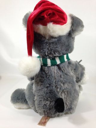 RARE ANIMATED CHRISTMAS Musical Dog Holiday Plush Toy Lighted Dan Dee 5