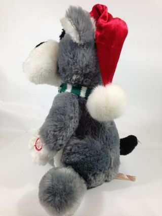 RARE ANIMATED CHRISTMAS Musical Dog Holiday Plush Toy Lighted Dan Dee 6