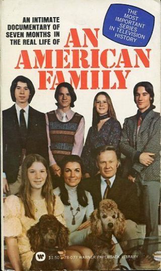 An American Family Pbs Rare 1973 Warner Photo Tv Paperback Book