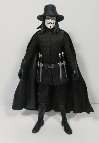 Neca " V For Vendetta " Rare 7 Inch Figure W/ Accessories