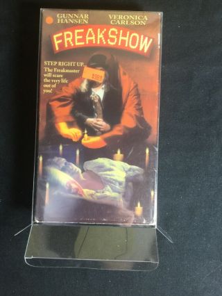 Freakshow 1995 Rare Horror Anthology Vhs Like Creepshow W Box Protector