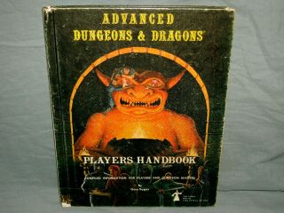 The Ad&d 1st Ed Hardback - Players Handbook (rare Early Printng)