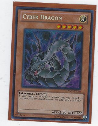 Yugioh Ra Yellow Mega Pack Cyber Dragon Secret Rare Rymp - En059 Unlim Alt Art
