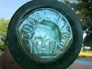 Rare Goodland,  Kansas Dec.  25,  1923 Coca - Cola Bottle 2