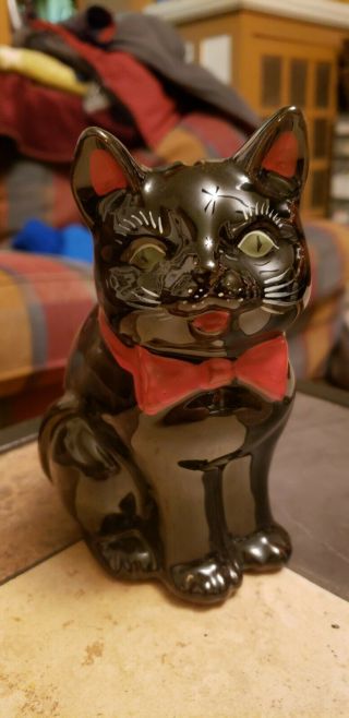 Shafford Black Cat " Bank " Rare