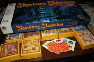 RARE VINTAGE 1984 Mystery Mansion Milton Bradley Horror Board Game 4
