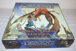 Descent: Journeys In The Dark Road To Legend Expansion (unsealed) 2007 Rare