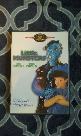 Little Monsters Dvd 1989 Rare Oop Fred Savage - Howie Mandel Mgm Dvd Release