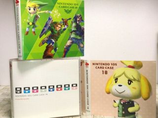Club Nintendo 3ds Game Card Case Zelda & Animal Crossing Ver Rare