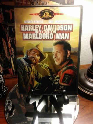 Harley Davidson And The Marlboro Man Dvd - Mickey Rourke & Don Johnson Rare Oop