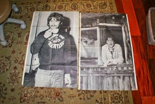 1969 Teen Beatles Jimi Hendrix Music Posters Rare