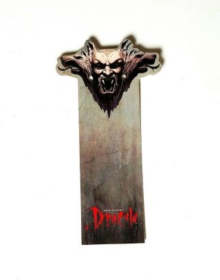 Rare 1992 Bram Stokers Dracula Movie Promo Bookmark - Gary Oldman Keanu Reeves
