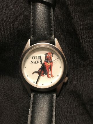 Old Navy Vintage Magic Watch,  Early 90’s,  Wind Up With Wagging Tail.  Rare Find