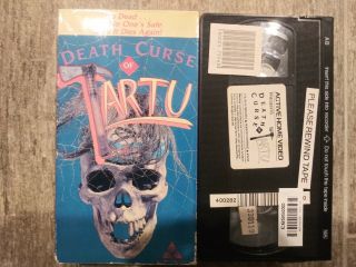 Death Curse of Tartu - (VHS,  1988) Rare 3