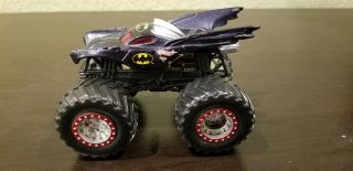 Hot Wheels Monster Jam Truck (1:64 Scale) Batman W/ Spectraflames (rare)