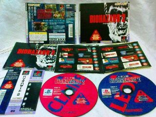 Wow Resident Evil 2 (playstation,  1998) Rare Japan