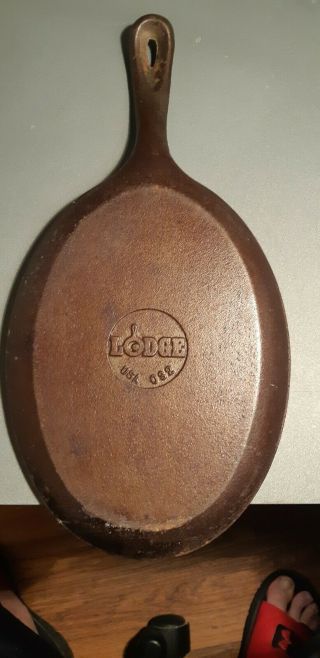 Vintage Lodge Cast Iron Skillet Made In Usa 15inch Rare