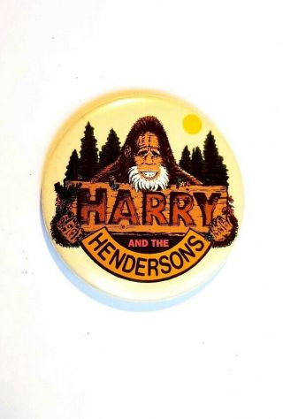 Rare 1987 Harry And The Hendersons Movie Promo Magnet - Bigfoot John Lithgow
