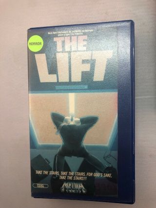 The Lift Horror VHS Movie Rare OOP Media 1985 Scary Elevator 2