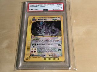 Psa 9 Crystal Nidoking Holo Extremely Rare Must Look