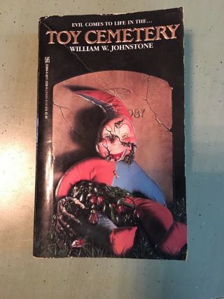 William W.  Johnstone Toy Cemetery Vintage Rare Zebra Paperback From Hell 1987