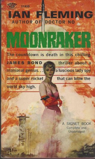 Ian Fleming - Moonraker - Rare 1st Pb 1960 Unread