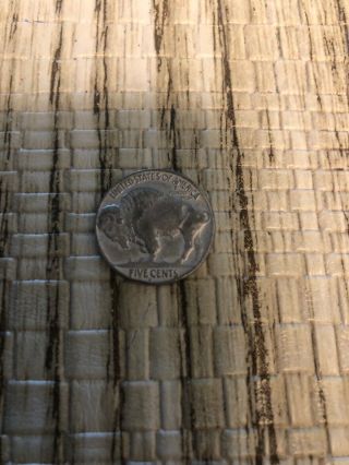 Rare 1937d Buffalo V Nickle Teo Errors Three Legs And D Almost Off Coin D