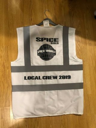 Spice Girls - Local Crew Hi - Vis 2019 Tour - Very Rare Collectable Size L