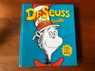 Dr.  Seuss Style Guide Rare Designs Nursery Cat In The Hat Grinch Horton Book