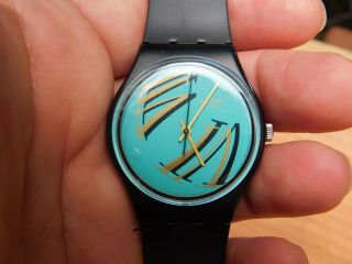 Vintage Swatch Watch 1989 Figueiras With Fresh Battery (rare Model)