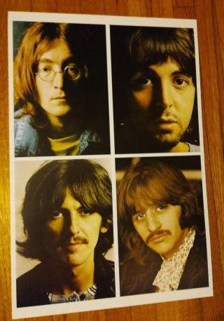 The Beatles White Album Rare Promotional Lithograph Litho Limited Indie 2018