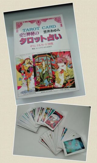 Love And Mystery Tarot Cards Decks Ayumi Kasai ｗ/commentary Book Rare F/s ＃27