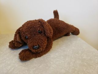 Ty Classic 16 " Inch Flopper Plush Stuffed Animal Toy 2000 Brown Dog Puppy Rare L