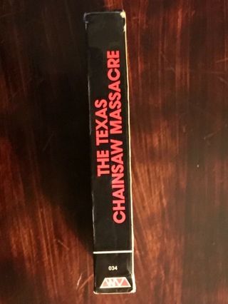 The Texas Chainsaw Massacre VHS Wizard Video Rare Horror Gore Full Flap Box 4