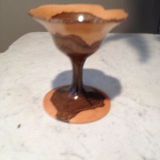 Rare Turned Wood Chalice By Larry Hasiak