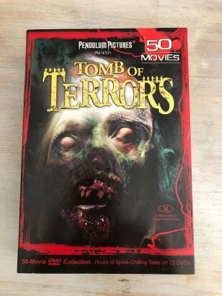 Tomb Of Terrors Dvd 2007 12 - Disc Set 50 B Horror Movies Rare