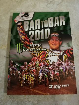 2010 Supercross Bar To Bar 2010 (dvd,  2 - Disc Set,  2010) Rare Oop Motocross