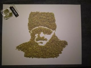 Eric Church 420 poster With Lighter (doesn ' t work) &Sticker RARE & 2