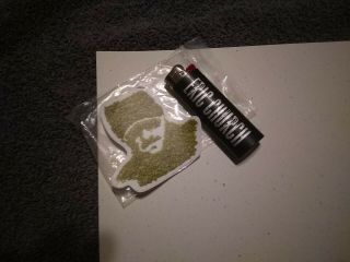 Eric Church 420 poster With Lighter (doesn ' t work) &Sticker RARE & 3