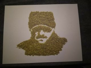 Eric Church 420 poster With Lighter (doesn ' t work) &Sticker RARE & 4